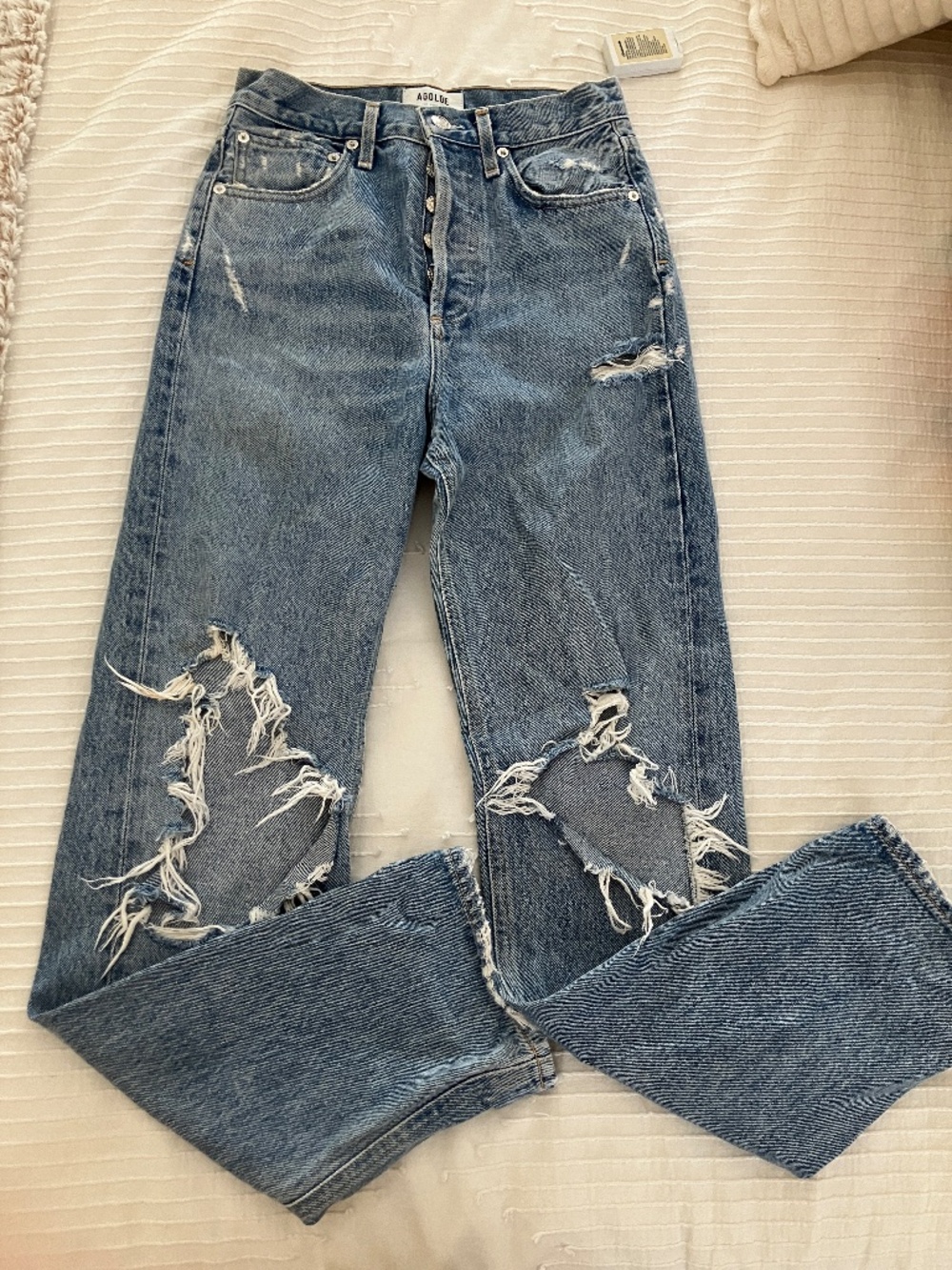 AGOLDE | Jeans 90s, Loose Fit, Distressed A069C-811, Size 23